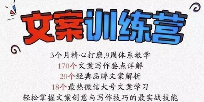 龙小天《文案训练营》全面系统解决文案写作难题！-时光资源网
