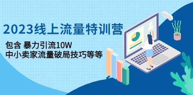 2023线上流量特训营：中小卖家流量破局技巧等等-时光资源网