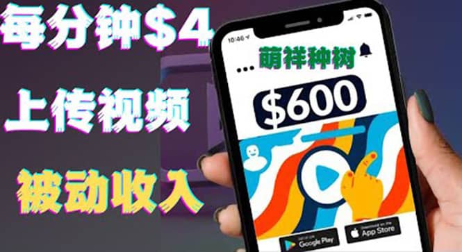 只需要上传视频然后每分钟赚4美元项目：详细操作步骤，新手也可操作-时光资源网