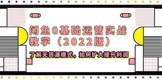 闲鱼0基础运营实战教学（2022版）了解无货源模式，如何扩大提升利润-时光资源网