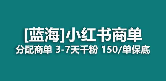 2023蓝海项目，小红书商单，快速千粉，长期稳定，最强蓝海没有之一-时光资源网