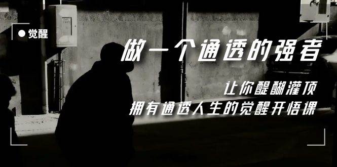 觉醒-做一个通透强者，让你醍醐灌顶，拥有通透人生，掌握强大的秘密-时光资源网