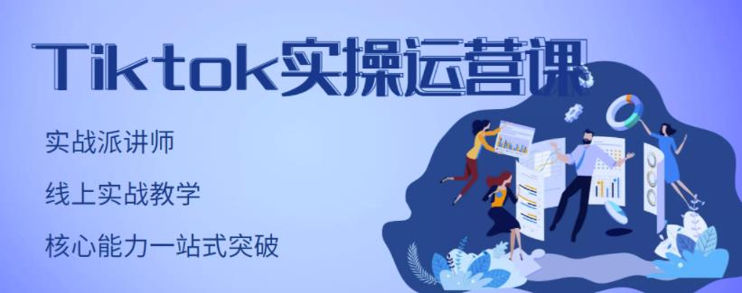TikTok实操运营课，手把手账号实战，适合零基础Tiktok新人-时光资源网