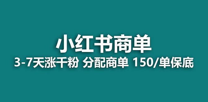 【蓝海项目】2023最强蓝海项目，小红书商单项目，没有之一！-时光资源网