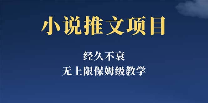 经久不衰的小说推文项目，单号月5-8k，保姆级教程，纯小白都能操作-时光资源网