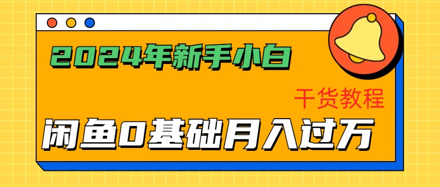 2024年新手小白如何通过闲鱼轻松月入过万-干货教程-时光资源网