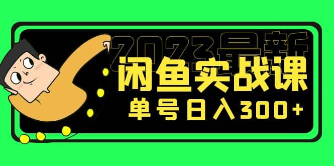 花599买的闲鱼项目：2023最新闲鱼实战课（7节课）-时光资源网
