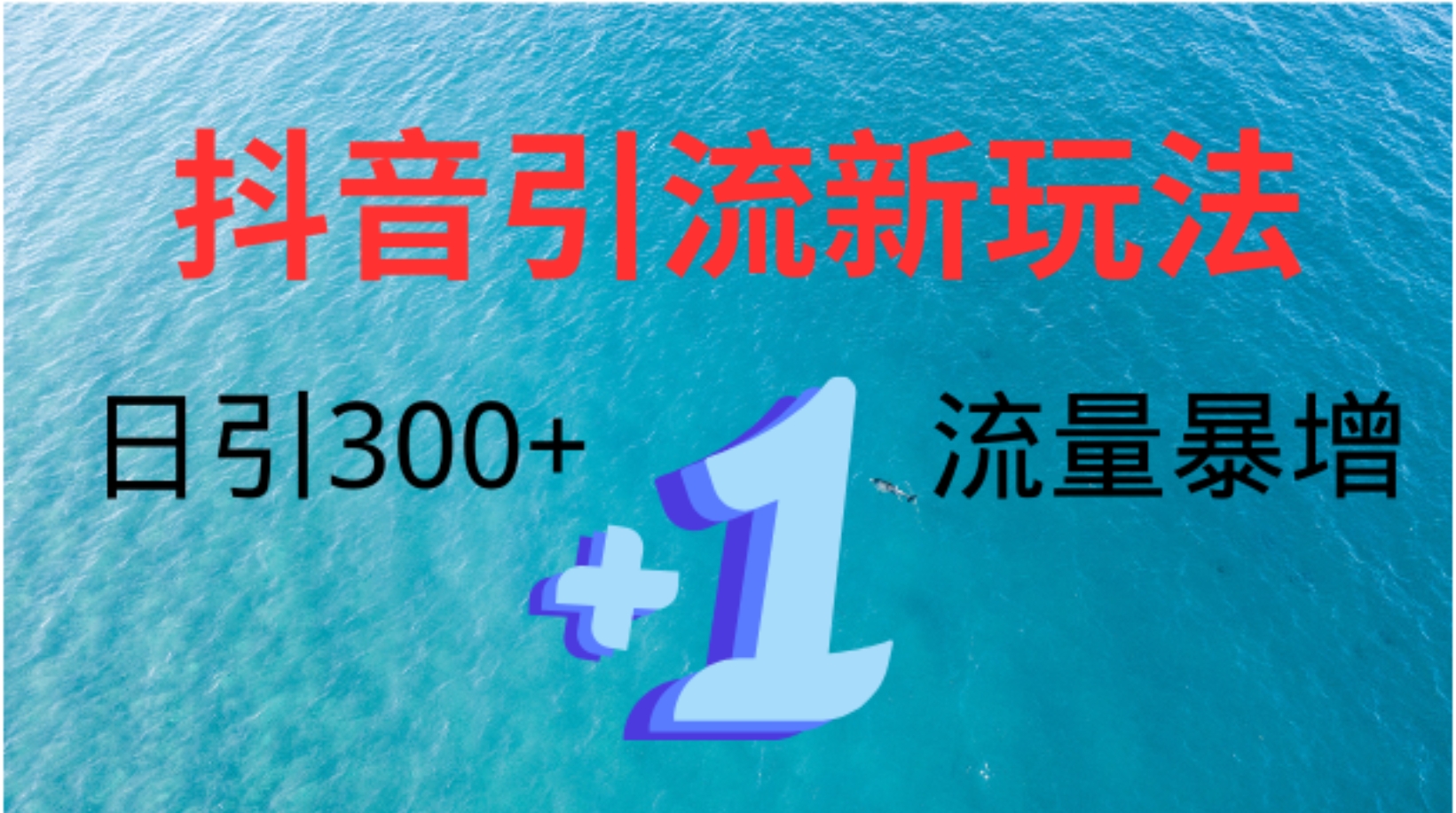 创业粉高效引流，抖音工具号玩法4.0，日引300+-时光资源网
