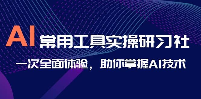 AI-常用工具实操研习社，一次全面体验，助你掌握AI技术-时光资源网