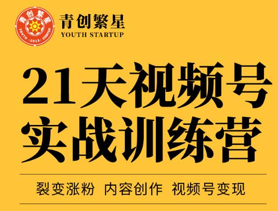 张萌21天视频号实战训练营，裂变涨粉、内容创作、视频号变现 价值298元-时光资源网