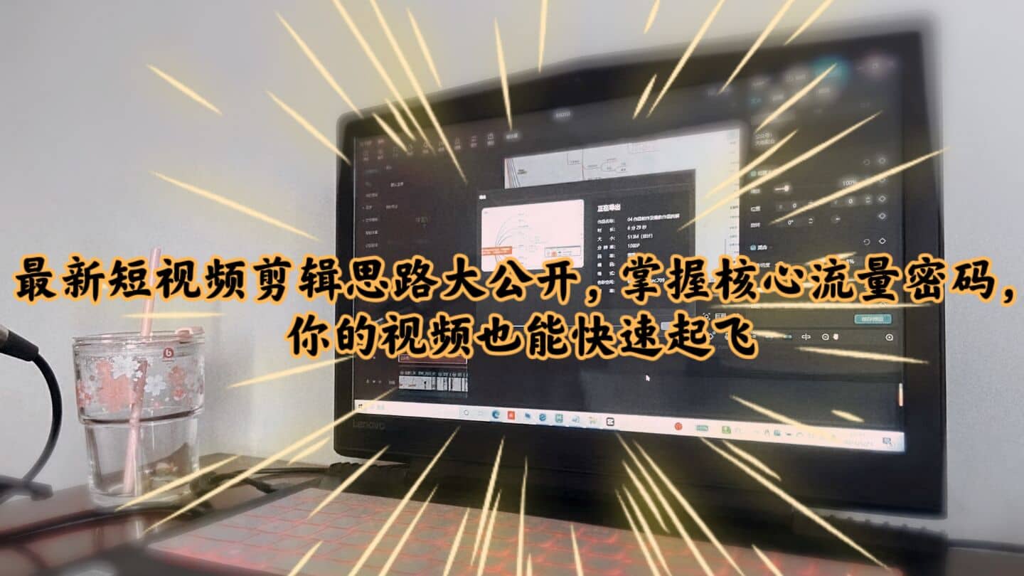 最新短视频剪辑思路大公开，掌握核心流量密码，你的视频也能快速起飞-时光资源网