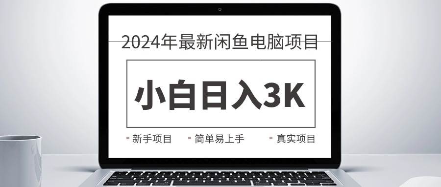2024最新闲鱼卖电脑项目，新手小白日入3K+，最真实的项目教学-时光资源网