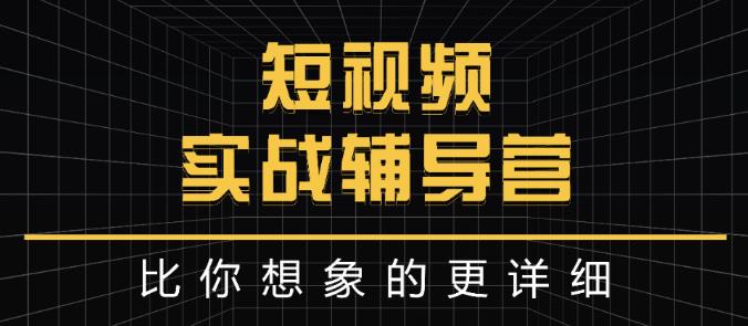 达人队长:短视频实战辅导营，比你想象的更详细-时光资源网