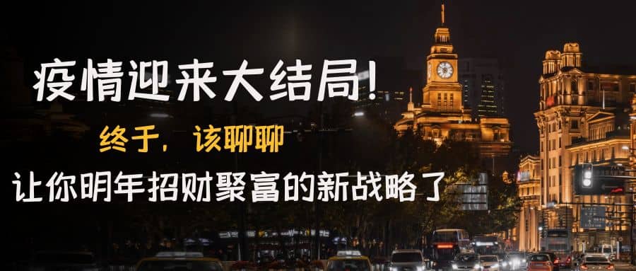 某付费文章《疫情迎来大结局！终于，该聊聊让你明年招财聚富的新战略了》-时光资源网
