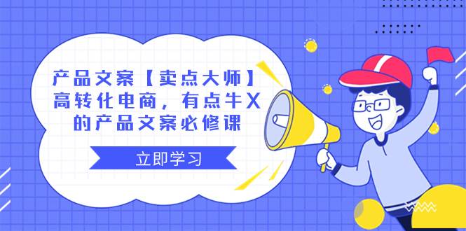 产品文案【卖点大师】高转化电商，有点牛X的 产品文案必修课-时光资源网