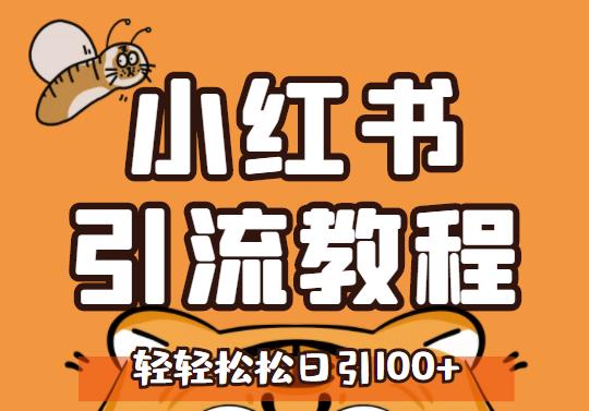 小红书运营引流全系列课程，每天引流100精准粉-时光资源网