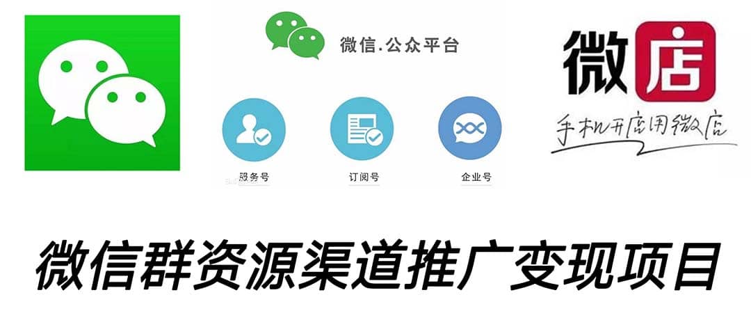 微信群码资源渠道内循环推广变现项目，多种变现方式，打通你的管道收益-时光资源网