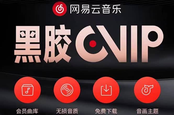 网易云撸黑胶年卡及变现方法，收益可无限放大-时光资源网