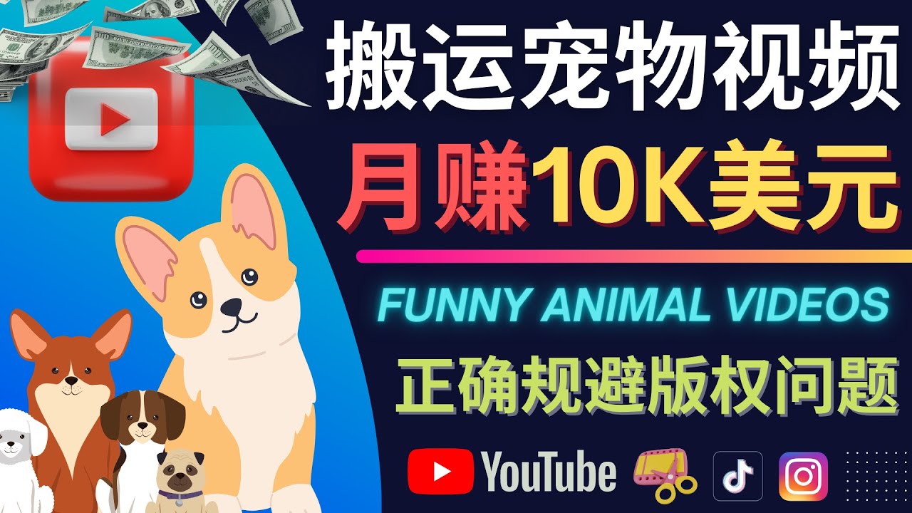 搬运TIKTOK视频到YouTube，并进行二次创作，月赚1万美元以上-时光资源网