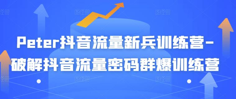 Peter抖音流量新兵训练营-破解抖音流量密码群爆训练营（新兵）-时光资源网