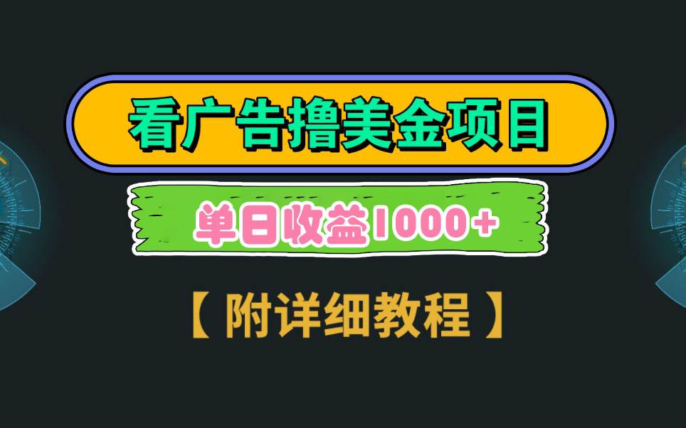 Google看广告撸美金，3分钟到账2.5美元 单次拉新5美金，多号操作，日入1千+-时光资源网
