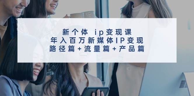 新个体 ip变现课，年入百万新媒体IP变现，路径篇+流量篇+产品篇-时光资源网