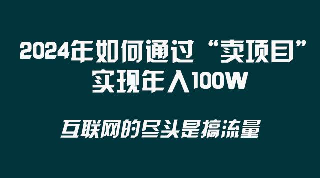 2024年如何通过“卖项目”实现年入100W-时光资源网