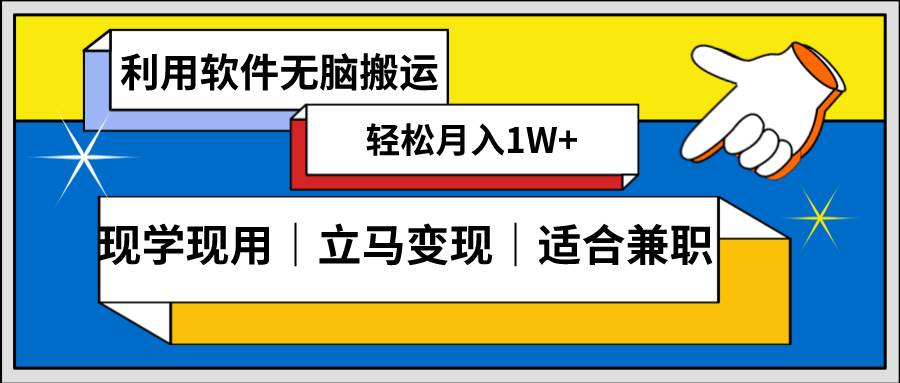 低密度新赛道 视频无脑搬 一天1000+几分钟一条原创视频 零成本零门槛超简单-时光资源网