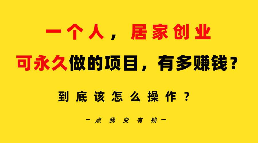 一个人，居家创业：B站每天10分钟，单账号日引创业粉100+，月稳定变现5W…-时光资源网