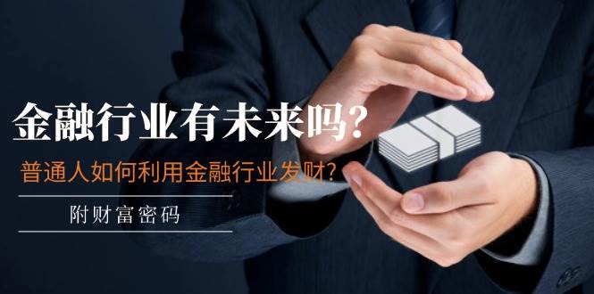 某付费文章：金融行业有未来吗？普通人如何利用金融行业发财?(附财富密码)-时光资源网