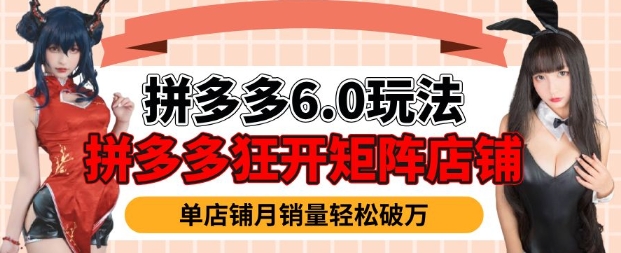 拼多多虚拟商品暴利6.0玩法，轻松实现月入过W-时光资源网