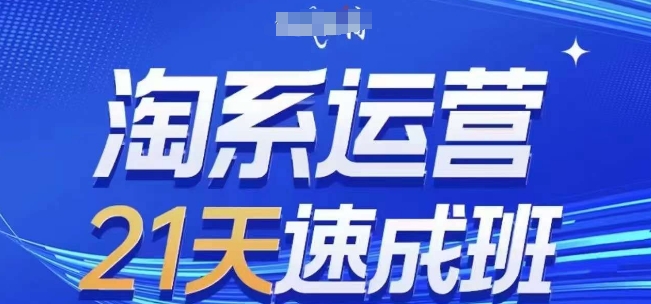 淘系运营21天速成班(更新25年2月)，0基础轻松搞定淘系运营，不做假把式-时光资源网